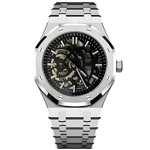 VestClass Skeleton Silver – VestWatches