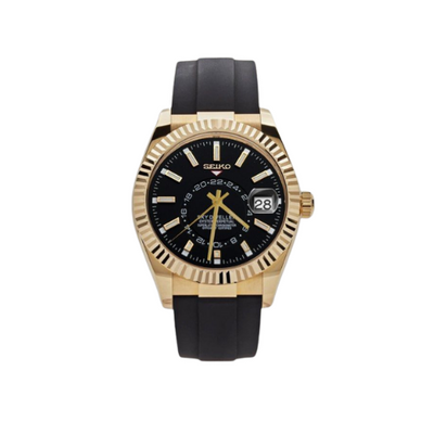 VestDweller Sky Gold (Rubber) – VestWatches