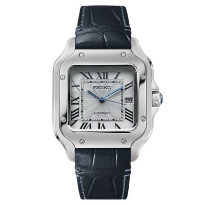 VestVantos White (Blue Leather Strap) – VestWatches