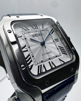 VestVantos White (Blue Leather Strap)