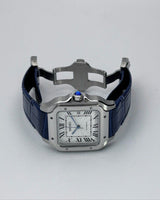 VestVantos White (Blue Leather Strap)
