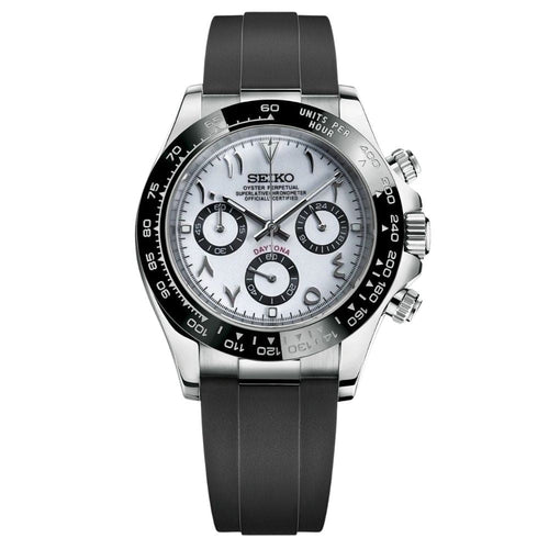 VestTona Arabic Black Silver – VestWatches