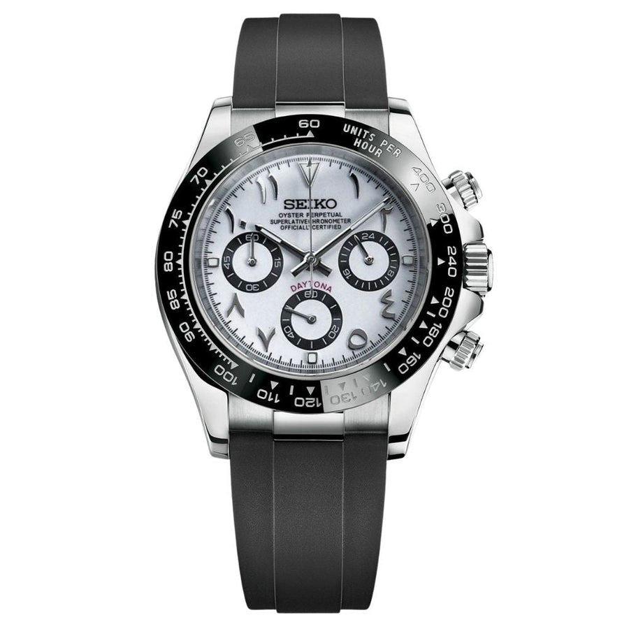 VestTona Arabic Black Silver – VestWatches