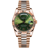 VestDay Rose Gold Olive – VestWatches